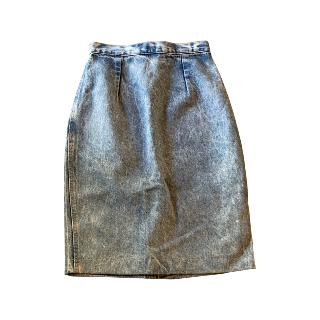 Zena acid wash skirt vintage size 7