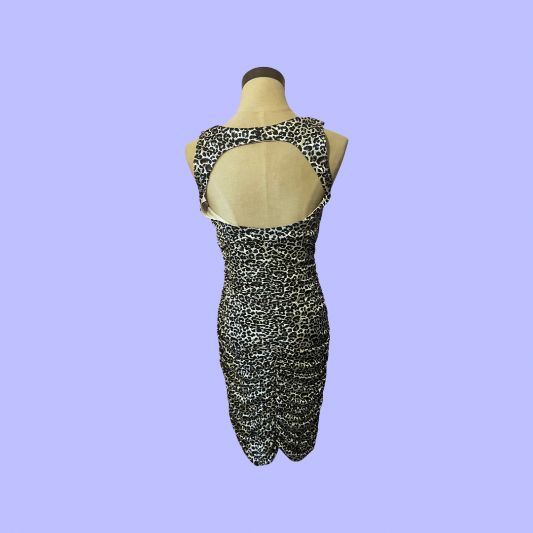 Ruby rox early 2000s cheetah print dress