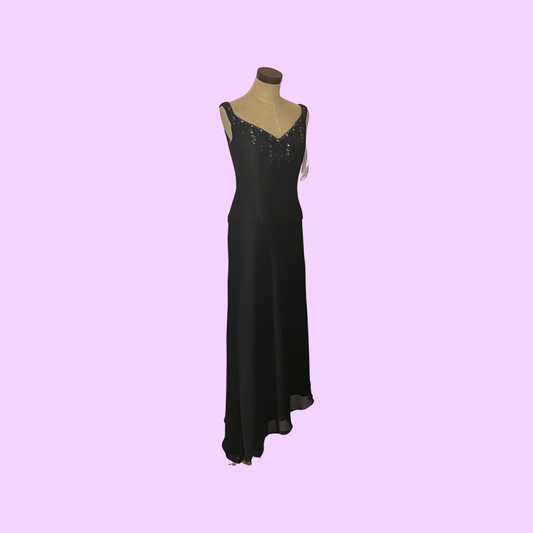 NWT David’s bridal black formal dress size 4