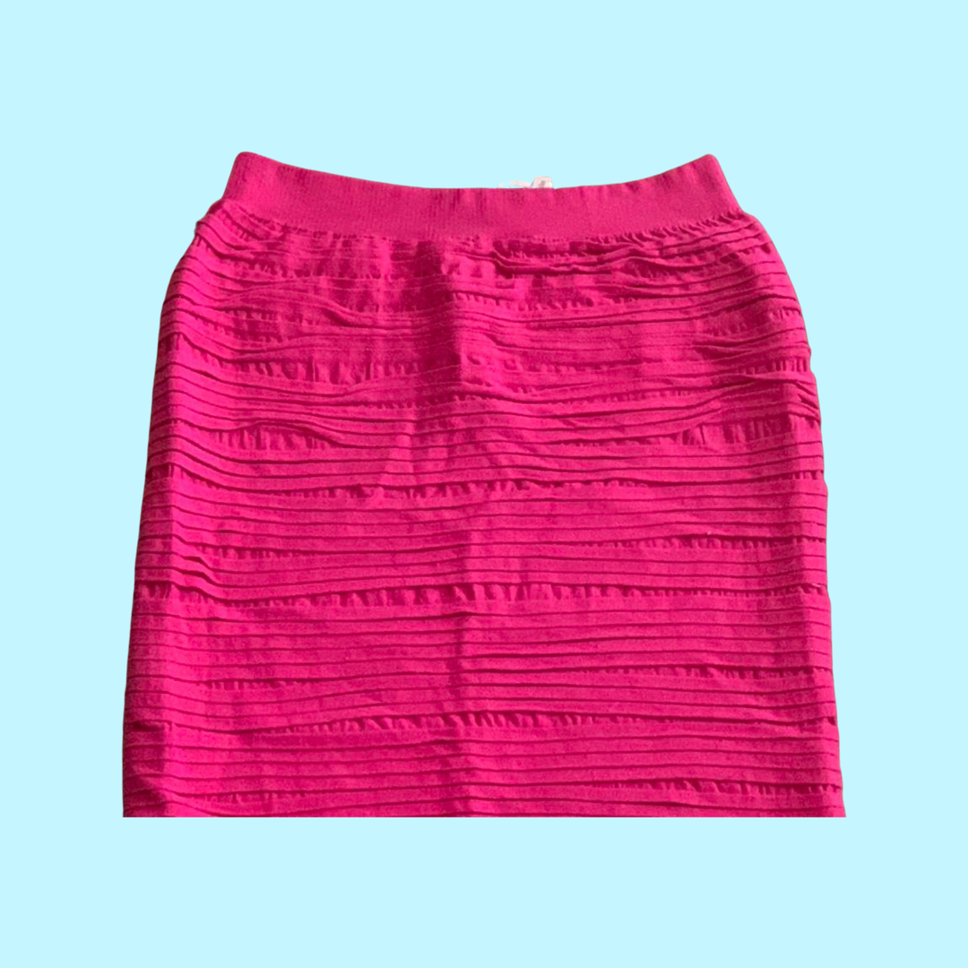 Hot pink early 2000s skirt