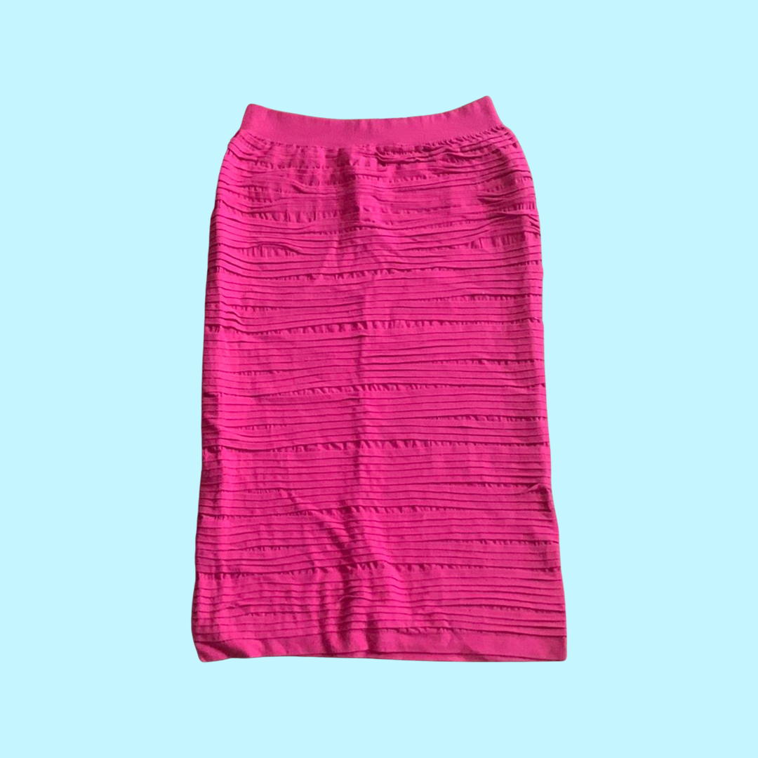 Hot pink early 2000s skirt