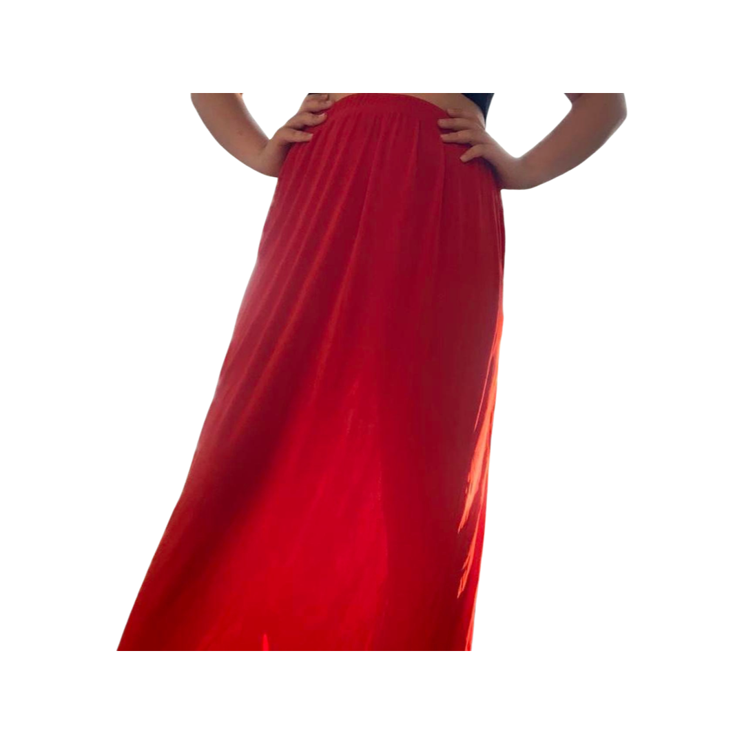 Lane Bryant red maxi skirt size 14/16