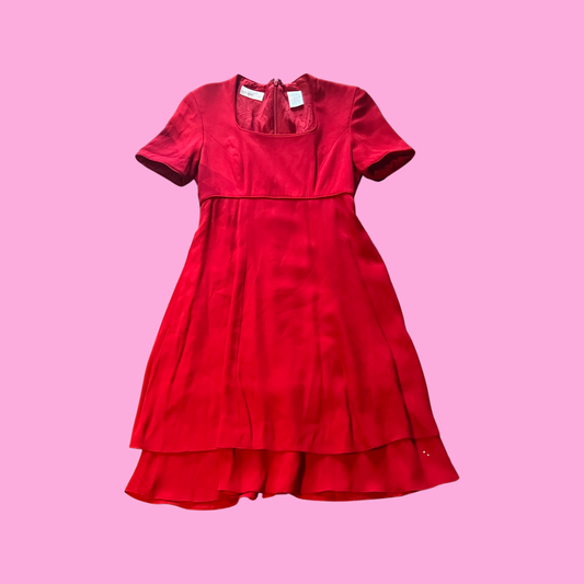 Liz Claiborne red dress size 2 petite