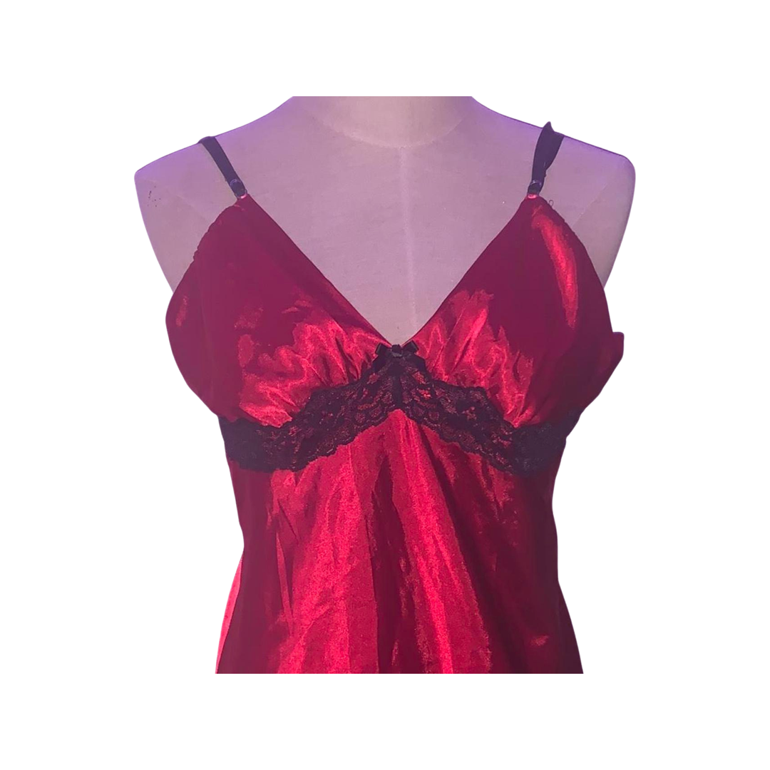 Apt. 9 red lingerie slip dress size medium