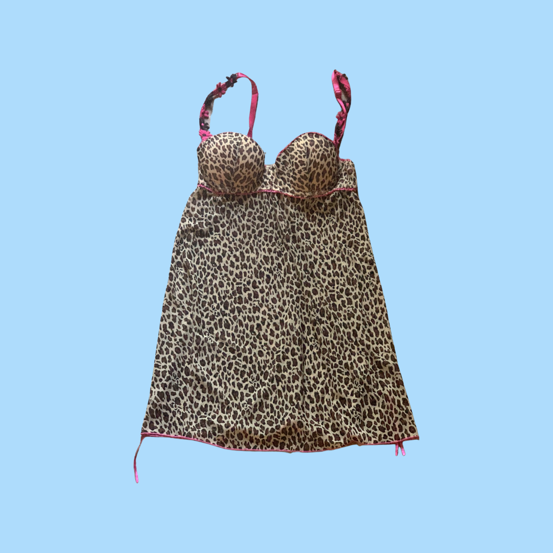 Rampage cheetah print lingerie size small